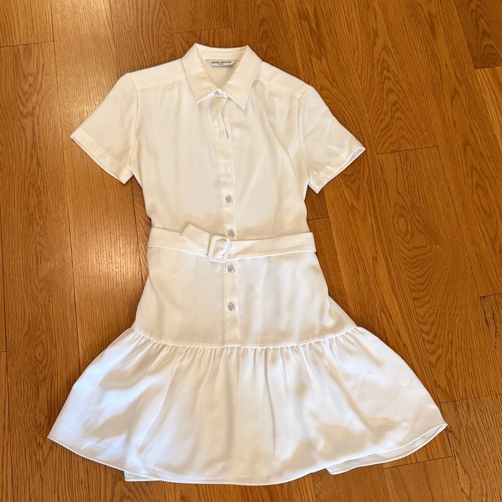 Amanda Uprichard White Mini Dress